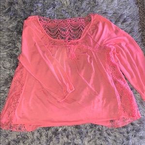Womens Pink Blouse